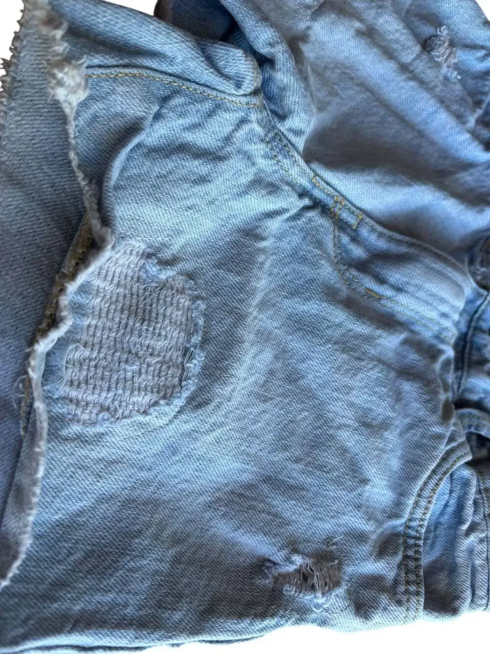 OshKosh B'gosh‎ Toddler Girls Distressed Denim Shorts Light Wash Size 5T